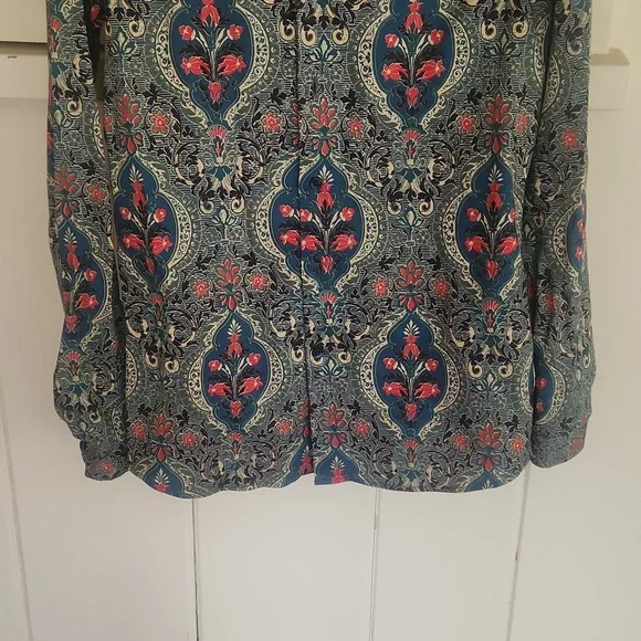 TOPMAN LONG SLEEVE BUTTON DOWN SHIRT - Picture 8 of 8